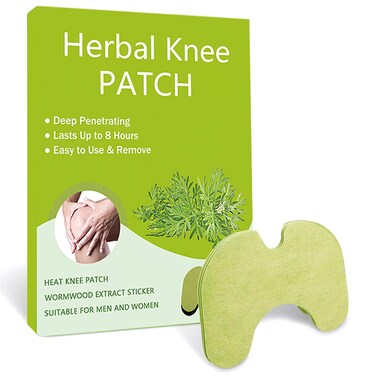 Knee Patches, 30 Pcs Wellknee Natural Knee Relief Patch, Herbal Wormwood Warming Extract Sticker for Knee (30)