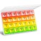 Large Monthly Pill Organizer, XL 4 Weeks Pill Box,28 Day Pill Cases Organizerd by Week,Big Compartment Pill Container with Dust-Proof,for Pills/Vitamin/Fish Oil/Supplements,by Yaklim (ROYG)