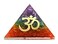 Large Orgone Pyramid   Onyx Chakra Pyramid Crystal   OM Orgonite Pyramid   Organ Pyramids Positive Energy Healing