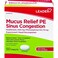 Leader Mucus Relief PE Sinus Congestion, Expectorant; Nasal Decongestant, Thins and Loosens Mucus, Immediate-Release, Alleviates Chest Congestion, 50 Tablets (Pack of 2)