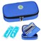 Leng Ke Insulin Cooler Travel Case TSA Approved - Portable Diabetic Case with 2 Ice Packs, Insulated Medicine Travel Cooler for Diabetic and Other Medication Supplies (Blue)