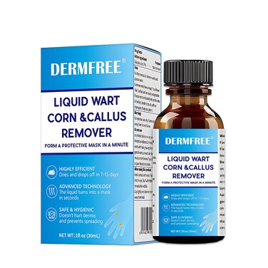 LIGUID WART Remover,Fast Action Wart Remover,Wart Liquid with Salicylic Acid, Plantar Wart, Common Wart, Flat Wart,Corn, Callus,1floz(30mL)