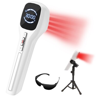 Limot RED Light Device, lllt Low Level Therapy Device with LED Display &amp; Tripod, Infrared Light Therapy Reduces Fatigue, Red Light Therapy is Available in A Variety of Modes for Use on Humans/Pet
