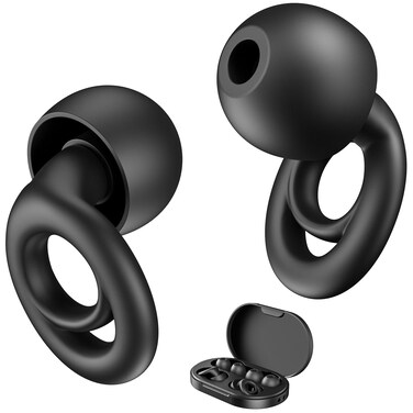 Link Dream Ear Plugs for Sleeping Noise Reduction Silicon Earplugs 6 Pieces with Storage Case 26dB