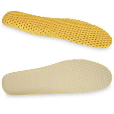 Linkidea Orthotic Insoles for Plantar Fasciitis and Arch Support, Trim-to-Fit Shoe Inserts with Compression Resistance Fit Brooks GTS 22, Adidas, Nike Shoes (US Men 10/Women 11.5)