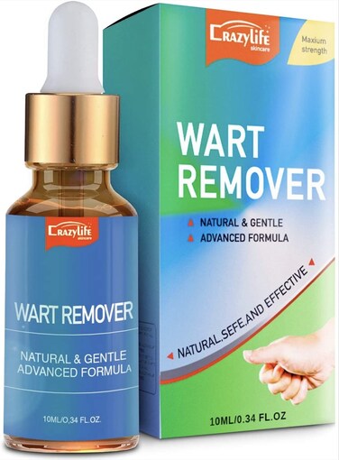 Liquid Wart Remover - Advanced Wart Treatment Lotion for All Warts Types Including Common and Genital - Painless and Fast-Acting