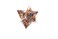 Lovely Big Genuine Mix Chakra Orgone Merkaba 4" Huge Large Crystal Gemstones Copper Metal Mix Rare Healing Positive Energy Tetrahedron Sacred Geometry Memory...