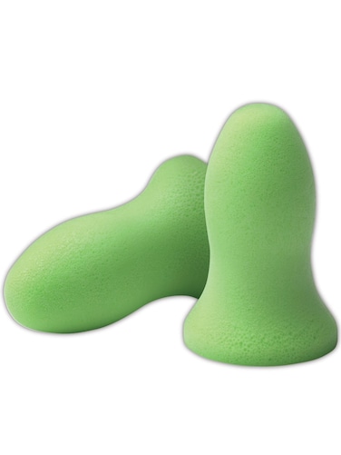 M6870 Uncorded Meteors Earplugs, NRR33, Green (200 per Dispenser)