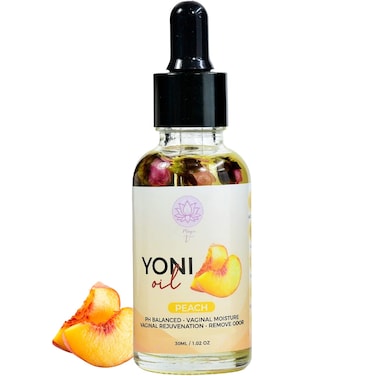 Magical V Yoni Oil For Women Organic Feminine Care Vaginal Moisturizer For Wetness (Peach) Ingrown Hair Ph Balance Feminine Body Deodorant Eliminates Odor With Essential Oils