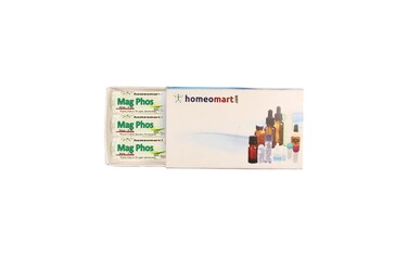 Magnesium Phosphoricum Homeopathy Pellets (Pills) in 30C Potency, Pack of 3