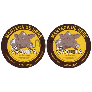 Manteca De Ubre La Vaquita 3.17 Oz. Topical Analgesic 2-Pack
