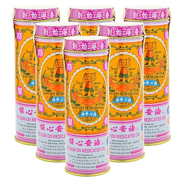 Medicated Oil (Muscle, Joint, Back Pain Relief) (1.0 Fl Oz) (6 Bottles) (Solstice)