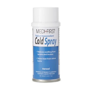 Medique MP230-17 Medi-First Cold Spray, 4 oz, Capacity, Volume, Standard, 4 O, White/Blue