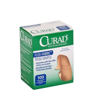 Medline Bandage Adhesive Fabric 3/4 Inch x 3 Inch, 1200 Count
