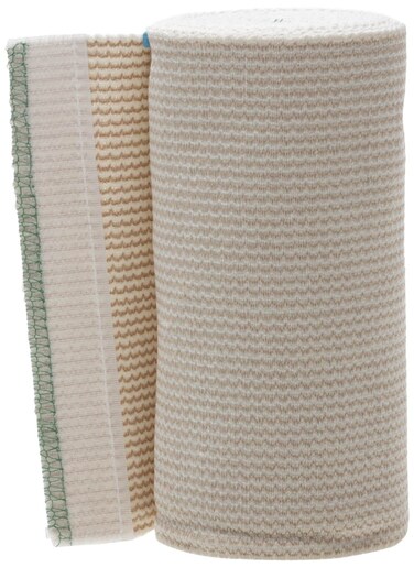 Medline Matrix Elastic Bandages, Non Sterile, 6" x 10 yard, White/Beige (Pack of 20)