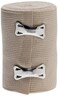 Medline Non-Sterile Sure-Wrap Elastic Bandages with Clips, 3" x 5 yd., Ideal for Wound Care, Pack of 50