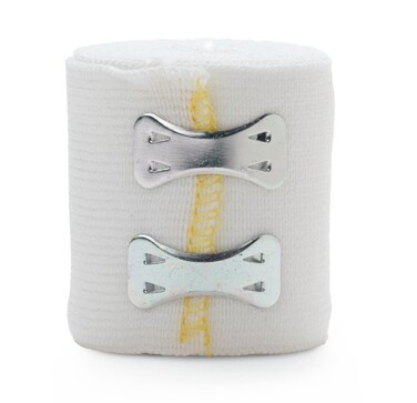 Medline Non-Sterile Sure-Wrap White Elastic Bandages, 2" x 5 yd., Ideal for Wound Care, Pack of 50