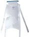 Medline Refillable Ice Bags with Clamp Closure, 3-Layer Plastic, 6.5 Inches x 14 Inches, Attached Ties, White, Case of 50
