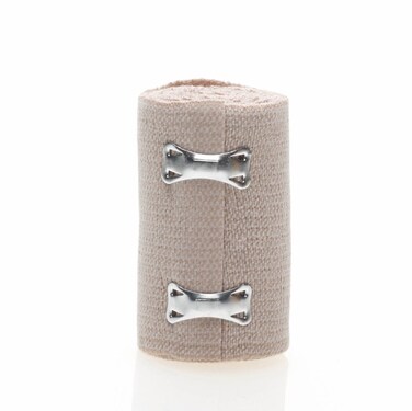 Medline Soft-Wrap Elastic Bandages, 3" x 5 yd., with Clips - Your Reliable Partner for Support &amp; Healing, 10 Count