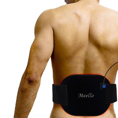 Meello Red Light Therapy Belt - 660NM Red Light and 880NM Infrared Pain Relief Therapy Pain Relief for Back and Waist,Red Light Therapy Pad Infrared Light Therapy Wrap for Back Female and Male Gifts.