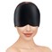 Migraine Relief Cap, Head Wrap for Migraine, Tension, Sinus &amp; Stress Cold Compress with Cold &amp; Hot Therapy, Black, Gel, Reusable, Wearable, Adult, Head