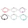 Mipcase Motion Sickness Bracelets 6Pcs Anti Nausea Wristband Adjustable Sea Sickness Bands Nausea Reliefs Bracelets Beaded String Hand Wristband for Car Sea Airplane Train Travel