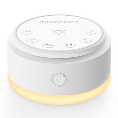 Momcozy Sound Machine for Baby-20 Soothing Sounds &amp; Touch Warm Light Portable White Noise for Kids &amp; Adults for Sleeping Timer and Memory   Ideal Travel Companion &amp; Nursery Must-Have