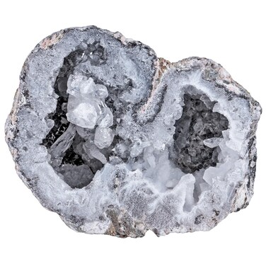 mookaitedecor 0.44-0.66 LB Natural Agate Geode Crystal Cluster Druzy, Irregular Quartz Geode Stone Collection Mineral Specimen Home Office Decor