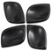 mookaitedecor Black Obsidian Thumb Worry Stone, Pocket Palm Stones Crystal Healing Reiki Stress Relief Pack of 4, Rhombus