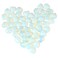 mookaitedecor Healing Crystals Opalite Heart Love Worry Palm Stone Reiki Balancing 0.5 Inch, Pack of 12