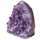mookaitedecor Natural Amethyst Cluster Stone Raw Geode Quartz Mineral Specimen for Home Decoration, Crystal Collection, Irregular Shape, 0.88-1.1 lb