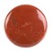 mookaitedecor Red Jasper Pocket Palm Stone, Polished Round Shaped Energy Stones for Massage Therapy Healing Meditation Home Decor