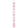 mookaitedecor Rose Quartz Heart Crystals Hanging Ornament, Healing Stones Tumbled Gemstones for Car &amp; Home Decor, Reiki Yoga Meditation, 12-12.6 Inches