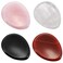mookaitedecor Thumb Worry Stone, Pocket Palm Stones Crystal Healing Reiki Stress Relief Pack of 4, Teardrop Shape