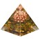 mookaitedecor Tiger's Eye Crystal Orgone Pyramid with Copper Wire Tree of Life, Healing Stones Orgonite Energy Generator for Protection Meditation Home Decor