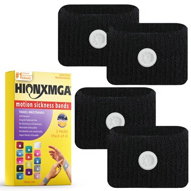 Motion Sickness Bands/Acupressure Nausea Wristband for Nausea,Sea Sickness Wristbands for Natural Relief of Morning Sickness,Dizziness, Motion Sickness(Car, Sea, Flying Travel Sickness)