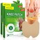MQUPIN 48Pcs Knee Patches, Natural Knee Pain Relief Patch, Warming Herbal Patches for Pain Relief Bone on Bone, Wormwood Patches for Pain, Patches for Pain Relief Extra Strength Up to 12 Hours.