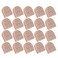 Mrisata Heel Tips Shoe Repair Accessories 10 Pairs High Heel Tips Replacement Shoes Heel Dowel Shoe Repair Accessories613 Beige 19 X 20.5 (613 Beige 19 * 20.5)