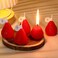 MTLEE 12 Pcs Strawberry Candle Fruit Shaped Candle Mini Scented Decorative Soy Wax Cute Decoration for Birthday Cake Party Bath Yoga Spa Aesthetic Wedding Gift Table Photo Decor