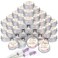 MTLEE 50 Pcs Baby Shower Scented Candles Gift Travel Tin Aromatherapy Candles Favors for Winter Baby Shower Favors Wedding Gifts, Compound Scent Essential Oil(Baby Girl)