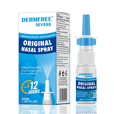 Nasal Spray Decongestant,Original Ultra Fine Mist,Congestion Relief,Cold and Allergy Medicine,Sinus Pressure Relief, 1.05 Fl Oz(Pack of 1)