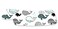 Nasogastric or Oxygen Tube precut Adhesive Tape Whales Theme x 10 Pack. (Right Side)