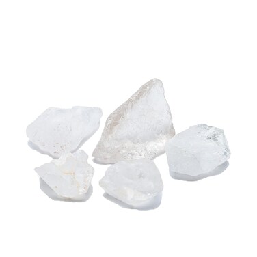 Natural Crystal Raw Stone for love, Money,Reiki healing, Manifestation and Meditation (Clear Quartz)