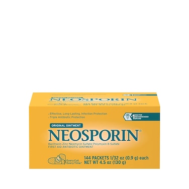 Neosporin 512376900 Antibiotic Ointment.031 oz. Capacity Packet (Pack of 144), Yellow