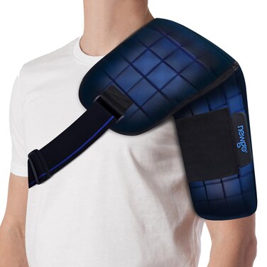 NEWGO Shoulder Ice Pack Wrap for Shoulder Pain Relief, 2 Hours Long Lasting Cold Therapy Rotator Cuff Ice Pack for Shoulder Recovery After Surgery, Swelling, Tendonitis