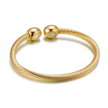 NewZenro Elegant Magnetic Bracelet Copper Magnets Bangle For Women Men Gifts for Father's Day