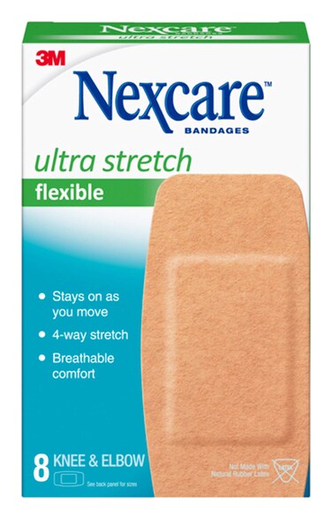 Nexcare Soft 'n Flex Bandages, 8-Count Packages (Pack of 6)