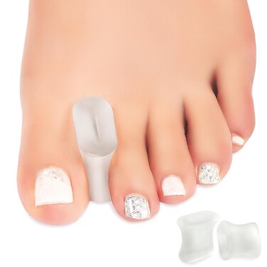 Niupiour Bunion Pad Corrector, 12-Pack Aloe Vera Extract Infused Big Toe Separators for Women and Men, Silicone Toe Spacers for Overlapping, Bunions, Calluses and Corns, Foot Pain Relief