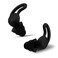Noise Reduction Ear Plugs, NRR 40dB Ultra Comfortable Silicone Reusable Ear Plugs for Sleeping, Snoring Swimming, Studying, Concerts, Noise Cancelling and Hearing Protection Black
