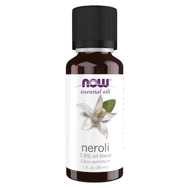 NOW Essential Oils, Neroli Oil, Deeply Floral Aromatherapy Scent, Steam Distilled, 100% Pure, Vegan, Child Resistant Cap, 1-Ounce